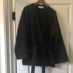 Madewell black wrap jacket medium